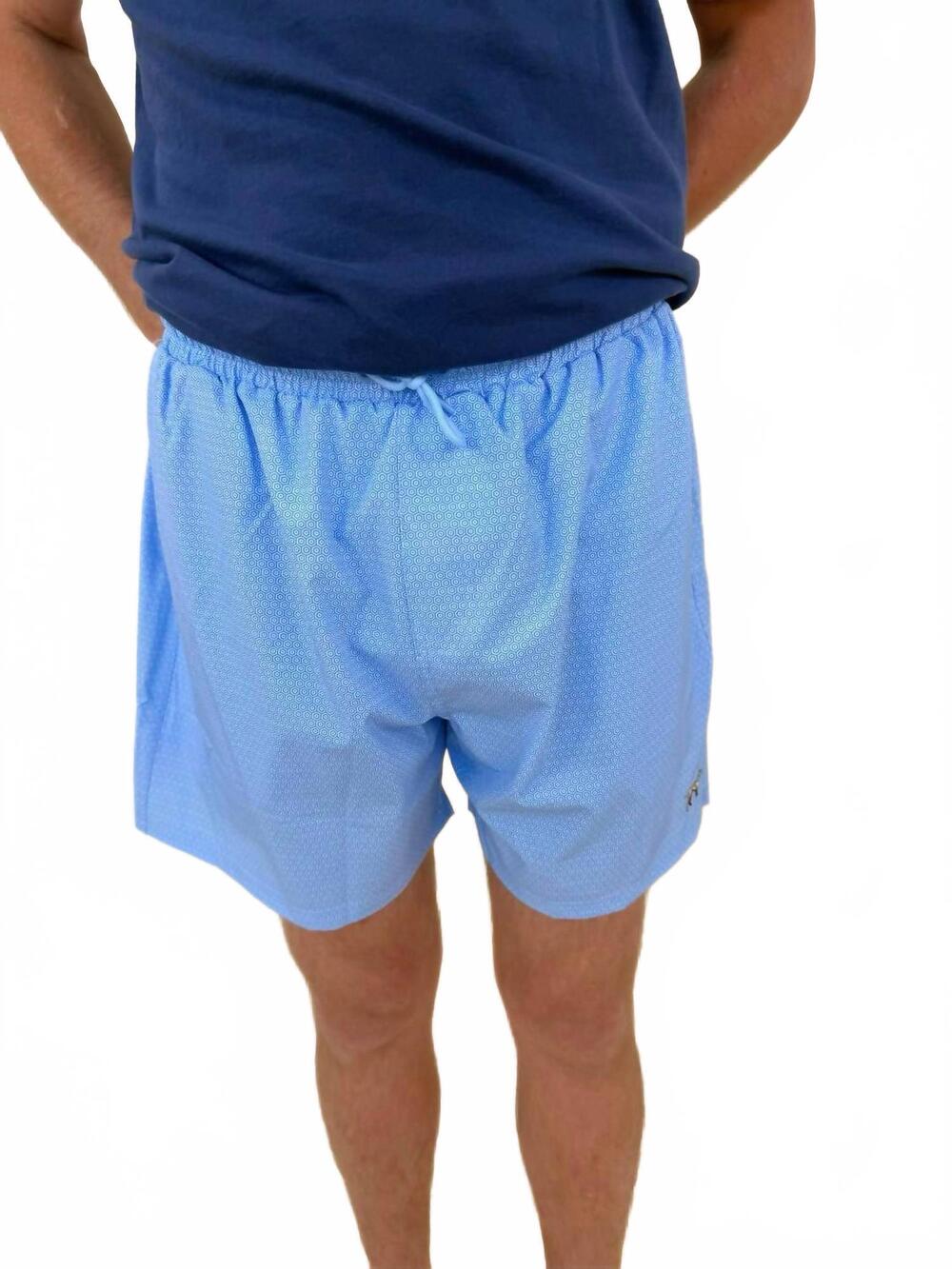 NEW FIELDSTONE diamond swim trunks in blue